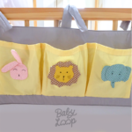 Crib Organizer Handmade 3 Pocket (Pre Order)