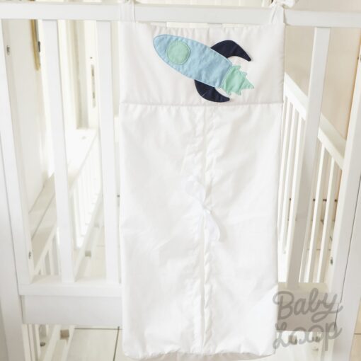 Diaper Stacker Handmade Rocket (Pre Order)