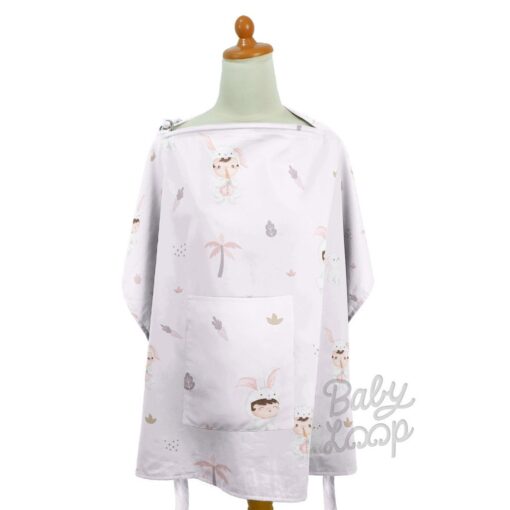 Nursing Apron Little Bunny Printed