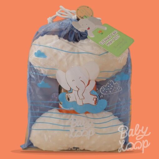 Elephant Ears Minky Riley Orange - Image 2