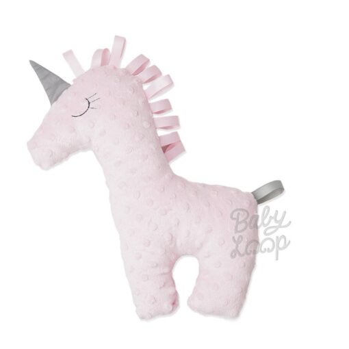 Unicorn Pink Minky Doll