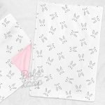 Minky Blanket Rabbit Black And White