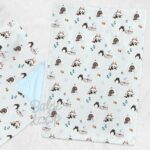 Winter Watercolor Infant Minky Blanket