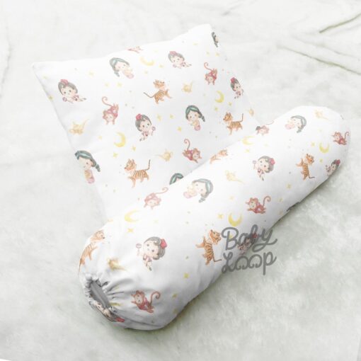 Ali And The Princess Pillow and Bolster Infant Set Printed - Image 2