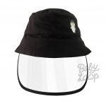 Bucket Hat + Shield Penguin Black