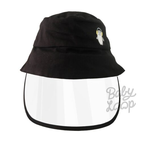 Bucket Hat + Shield Penguin Black