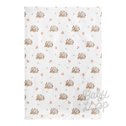 Artsy Hedgedog Infant Minky Blanket
