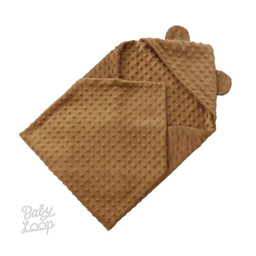 Selimut - Hoodie Blanket Minky Bear - Baby Loop - BabyLoop