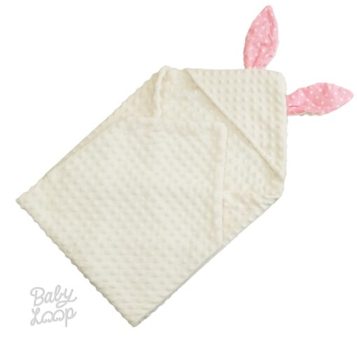 Selimut - Hoodie Blanket Minky Rabbit - Baby Loop - BabyLoop