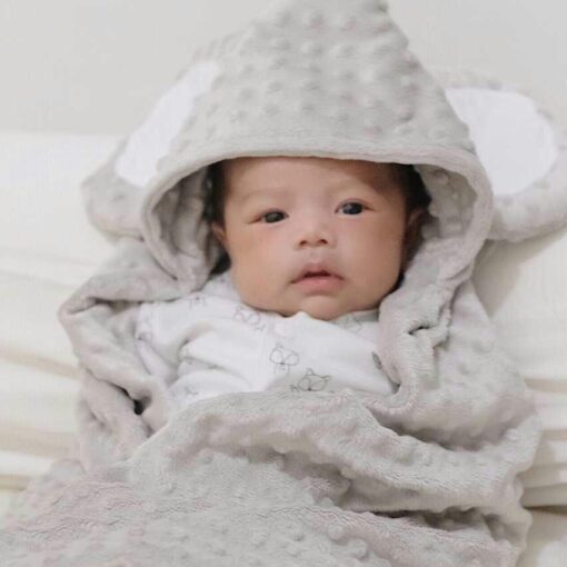 Selimut - Hoodie Blanket Minky Koala - Baby Loop - BabyLoop - Image 2