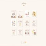 BL x OH - Bundle AS YOU GROW - Baby Journal, Milestone Cards - Illustrated Cover - Image 3