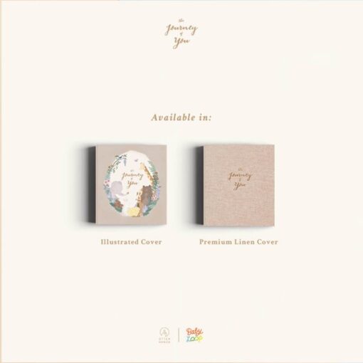 BL x OH - Bundle AS YOU GROW - Baby Journal, Milestone Cards - Linen Cover - Image 2