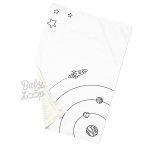 Minky Blanket Space Monochrome - Selimut Bayi
