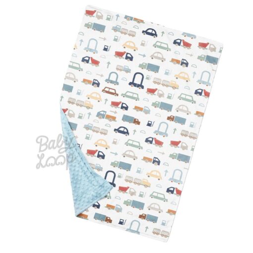 Minky Blanket Colorful Cars - Selimut Bayi - Baby Loop - Image 2
