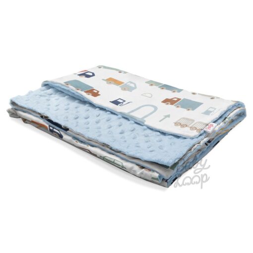 Minky Blanket Colorful Cars - Selimut Bayi - Baby Loop