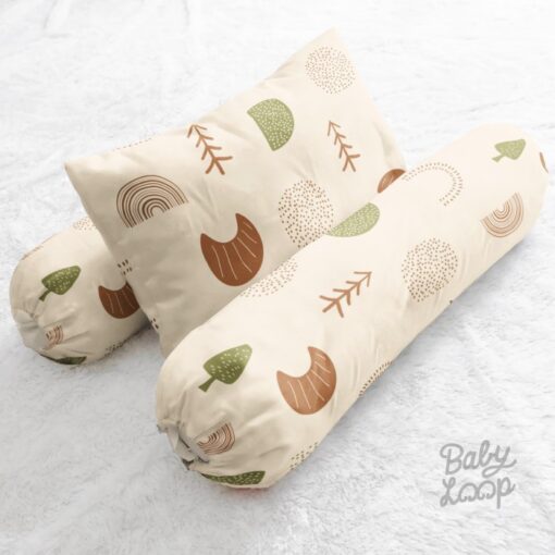 Pillow Bolster Set Boho Nature - Bantal Guling
