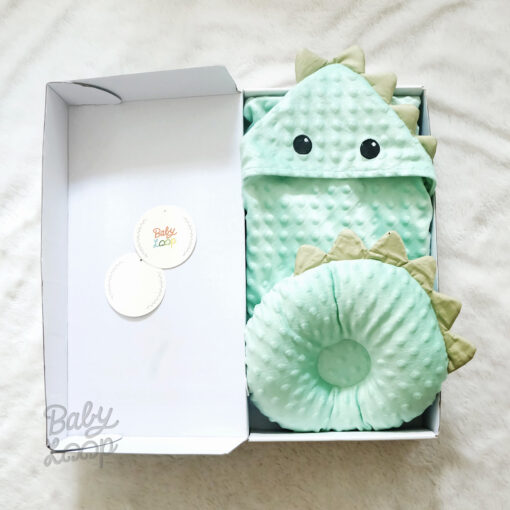 Special Newborn Gift Dino Minky  - Baby Loop