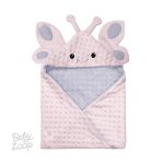 Hoodie Blanket Minky Butterfly - Selimut Bayi - Baby Loop