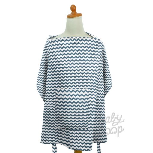 Nursing Apron Chevron Navy - BabyLoop - BabyLoop