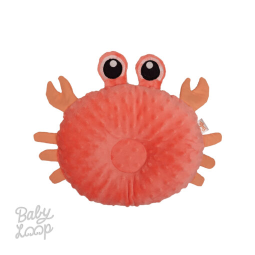Newborn Pillow Minky Crab  - Bantal Peang - Baby Loop
