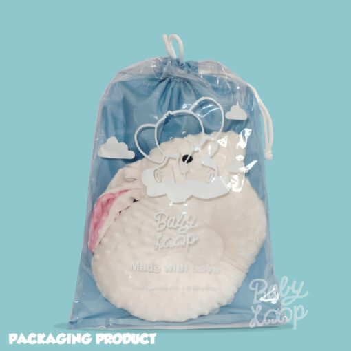 Newborn Pillow Minky Shark - Bantal Peang - Baby Loop - Image 2