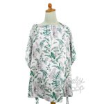 Nursing Cover Tropical Leaves - Apron Menyusui - Baby Loop