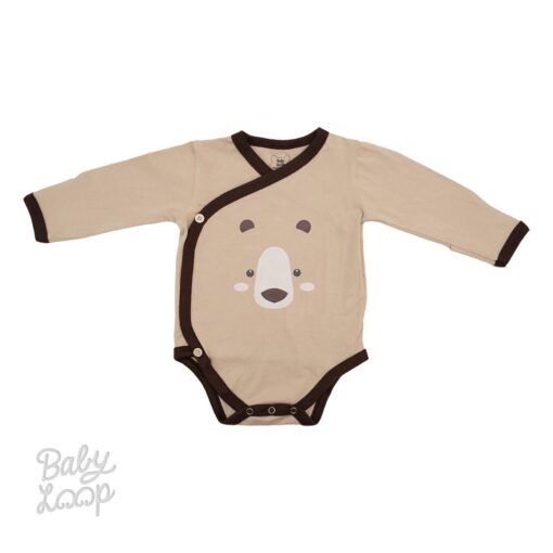 Long Sleeve Kimono Bodysuit - Baju Anak 0-18 Bulan - Baby Loop