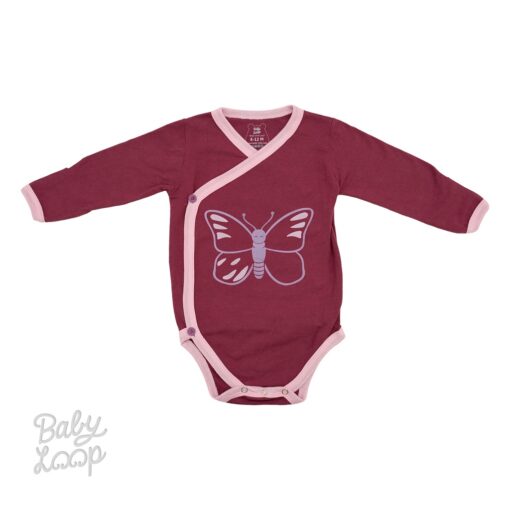 Long Sleeve Kimono Bodysuit - Baju Anak 0-18 Bulan - Baby Loop - Image 2