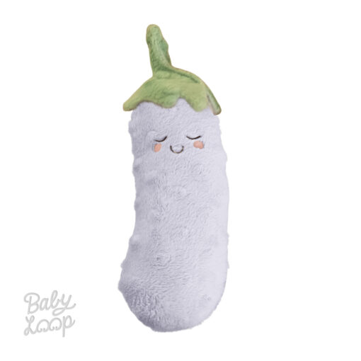 Squeaker Eggplant - Boneka Genggam - Baby Loop - Image 2