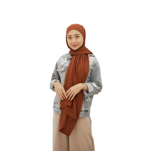 Pashmina Instant Adult Bamboo Cotton - Pashmina Instan Dewasa