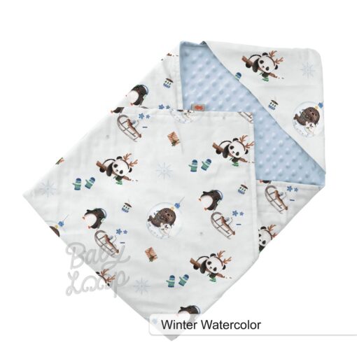 Minky Blanket With Hoodie - Image 3
