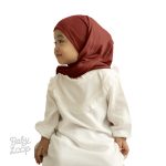 Pashmina Instant Bamboo Cotton - Pashmina Instan Anak - Baby Loop - Image 3