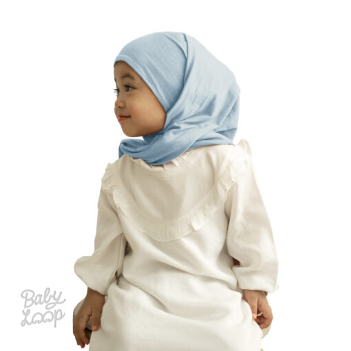 Pashmina Instant Bamboo Cotton - Pashmina Instan Anak - Baby Loop - Image 5