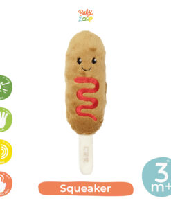 Squeaker Corndog - Boneka Genggam - Baby Loop