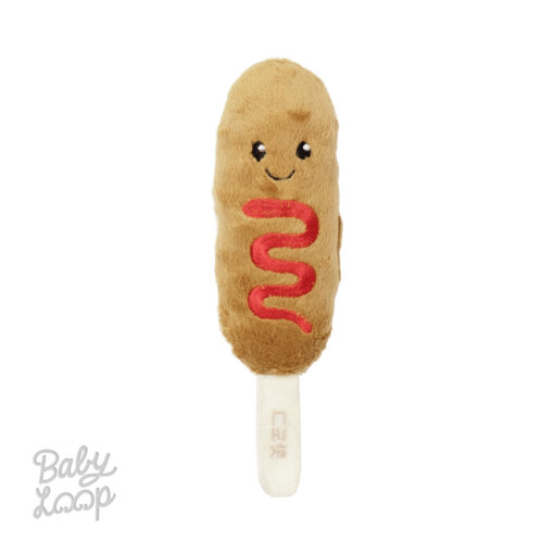 Squeaker Corndog - Boneka Genggam - Baby Loop - Image 2