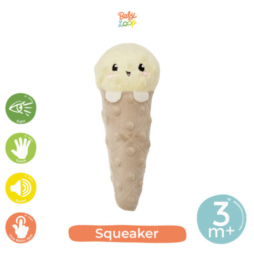 Squeaker Ice Cream - Boneka Genggam - Baby Loop