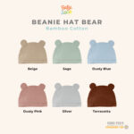 Beanie Hat Bear - Topi Bayi - Baby Loop