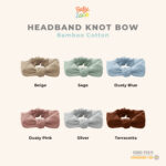 Headband Knot Bow - Bandana Bayi - Baby Loop