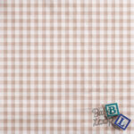 Gingham beige - Japanese Cotton