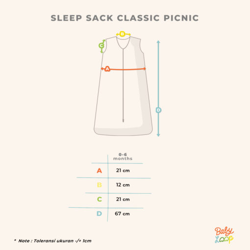 Sleep Sack Classic Stripes - Selimut Bayi - Baby Loop - Image 2