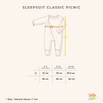 Sleepsuit Classic Picnic - Baju Anak 0-18 bulan - Baby Loop - Image 2