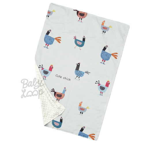 Minky Blanket Cute Chick - Selimut Bayi & Anak - Baby Loop - Image 2
