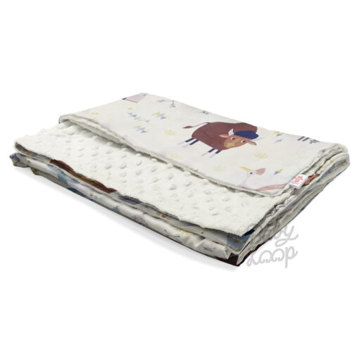 Minky Blanket Desert Animal - Selimut Bayi & Anak - Baby Loop
