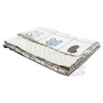 Minky Blanket Infant Grid Animal - Selimut Bayi & Anak - Baby Loop