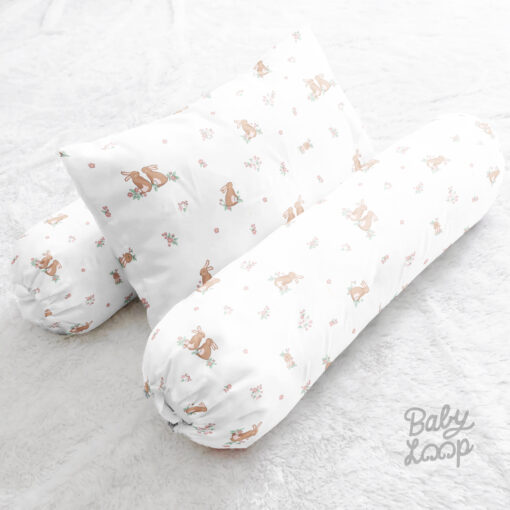 Pillow Bolster Set Little Rabbit - Bantal Guling - Baby Loop