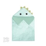 Hoodie Blanket Minky Dino Inner Bamboo Cotton - Selimut Bayi & Anak - Baby Loop