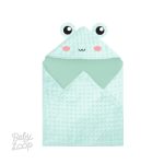 Hoodie Blanket Minky Frog Inner Bamboo Cotton - Selimut Bayi & Anak - Baby Loop