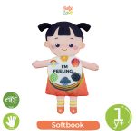Softbook My Feelings Girl for 1 year - Buku Pengenalan Perasaan dan Emosi - Baby Loop