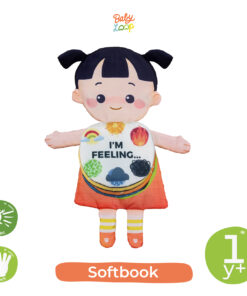 Softbook My Feelings Girl for 1 year - Buku Pengenalan Perasaan dan Emosi - Baby Loop