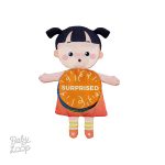 Softbook My Feelings Girl for 1 year - Buku Pengenalan Perasaan dan Emosi - Baby Loop - Image 3